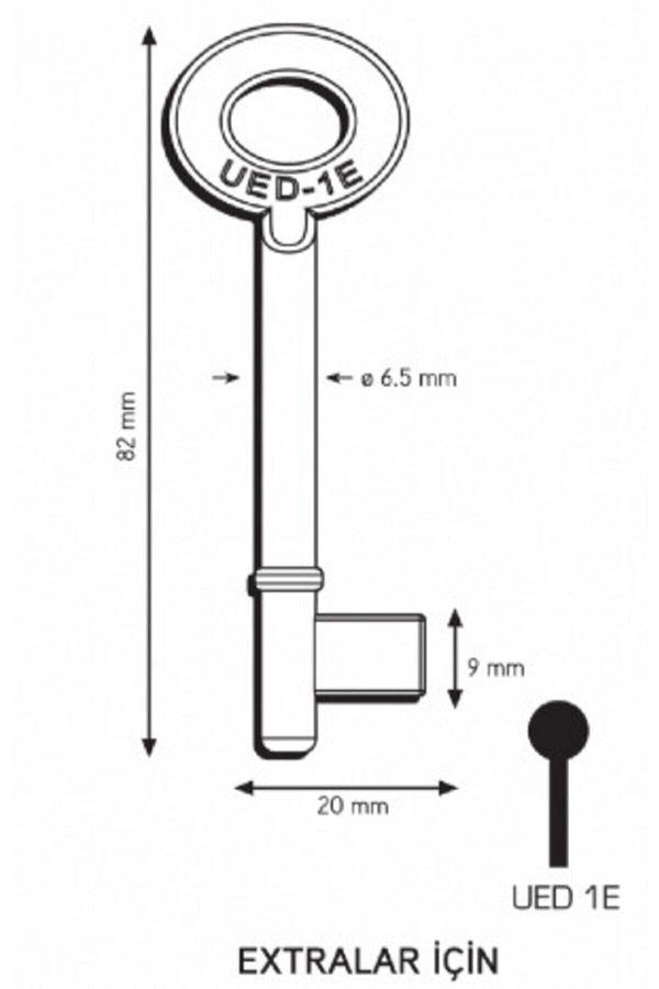 Maymuncuk Oda Kapısı Anahtarı Her Kilidi Açan Anahtarlar-2 Adet - 11mm-13 Mm_1