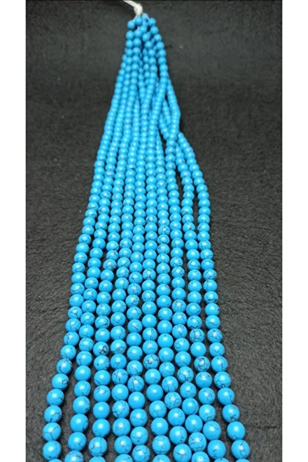 8 Mm Firuze Sıkma Taş Dizi