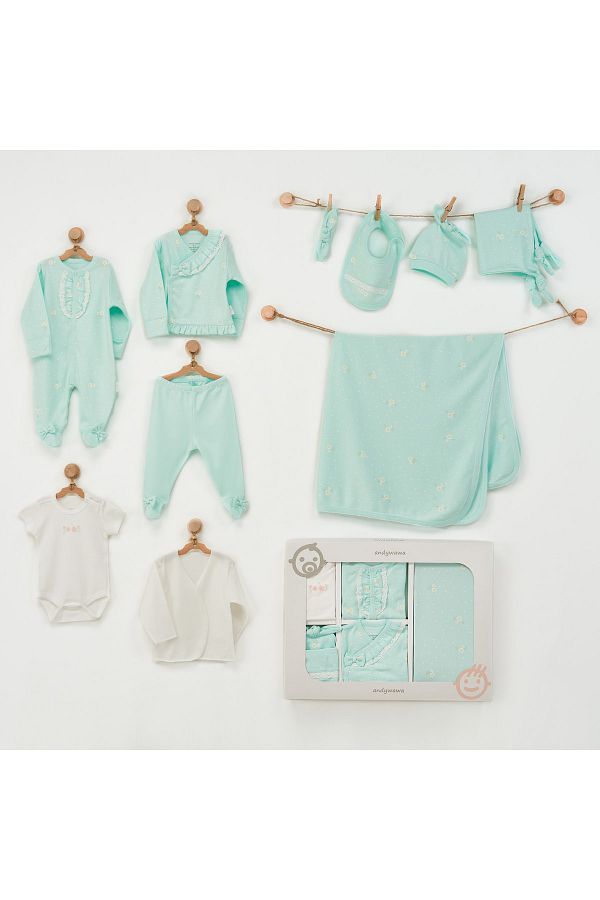 Bebek Hastane Çıkışı 10 Pcs Newborn Set Summer Paradıse