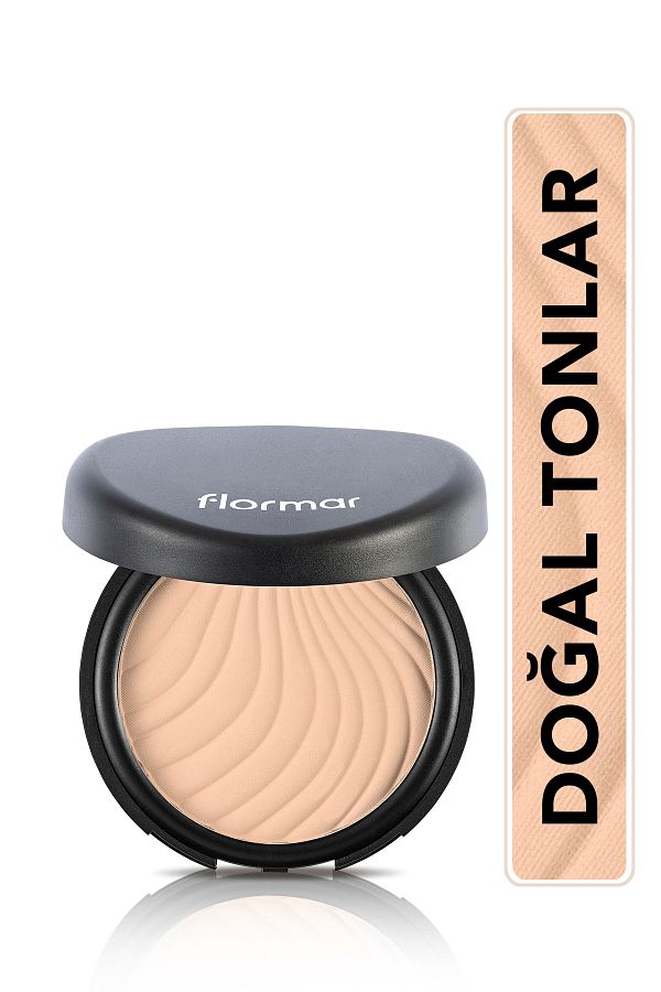 İnce Dokulu Doğal Mat Görünüm Veren Kapatıcı Kompakt Pudra - Compact Powder - 090 - 8690604400904