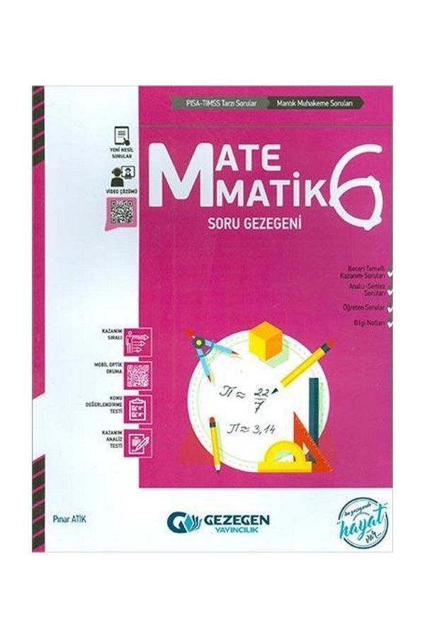 Gezegen Yayınları 6. Sınıf Matematik Soru Gezegeni 2021-2022