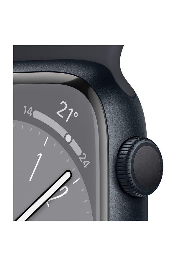 Apple Watch Series 8 GPS + Cellular 41mm Gece Yarısı Alüminyum Kasa ve Spor Kordon - Regular - Görsel 3