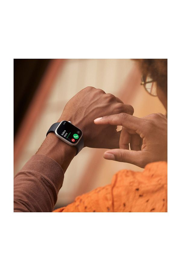 Apple Watch Series 8 45mm GPS Kırmızı Alüminyum Kasa ve Spor Kordon - Regular (Apple Türkiye Garantili) - Görsel 4