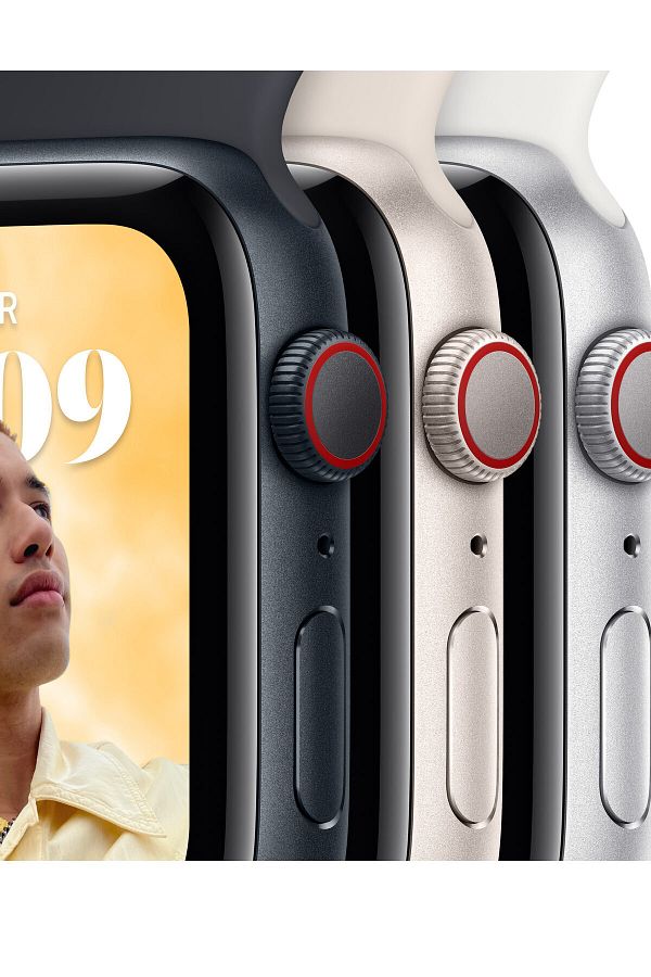 Apple Watch SE 44mm GPS Yıldız Işığı Alüminyum Kasa ve Yıldız Işığı Spor Kordon (Apple Türkiye Garantili) - Görsel 3