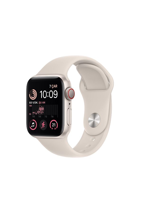 Apple Watch SE 2 GPS + Cellular 40mm Yıldız Işığı Alüminyum Kasa ve Yıldız Işığı Sport Band - Regular