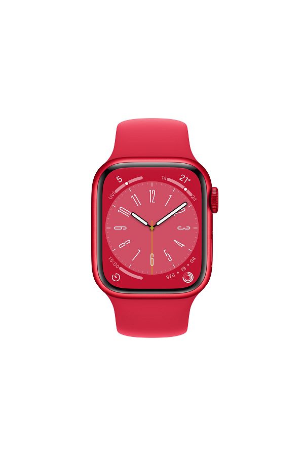 Apple Watch Series 8 GPS + Cellular 41mm (PRODUCT)RED Alüminyum Kasa ve Spor Kordon - Regular - Görsel 2