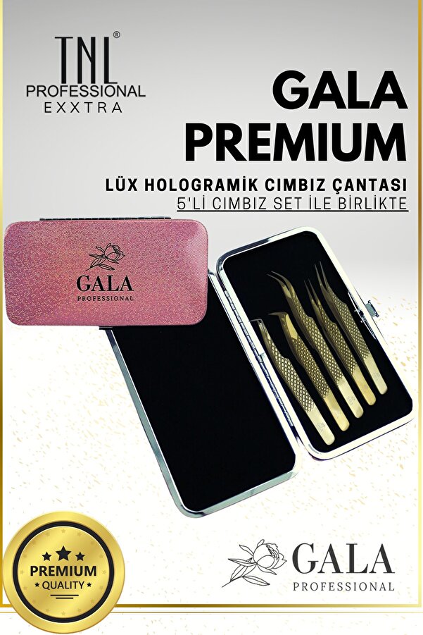 Tnl Exxtra Ipek Kirpik Cımbız Seti Özel Lüx Çantasıyla 2 Gala Premium TNL Türkiye