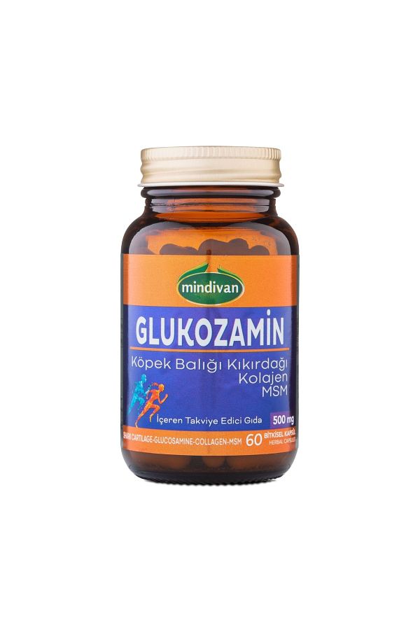 Glukozamin Köpek Balığı Kıkırdağı Kolajen Msm 500 Mg 60 Kapsül