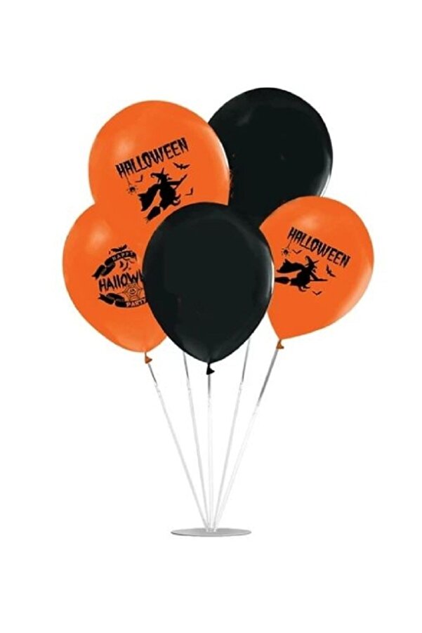 Happy Halloween Cadılar Bayramı Temalı Balon Ve 7'li Balon Standı