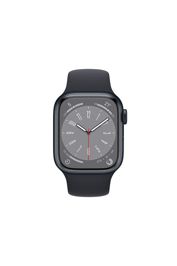 Apple Watch Series 8 41mm GPS Gece Yarısı Alüminyum Kasa ve Spor Kordon-Regular (Apple Türkiye Garantili) - Görsel 2