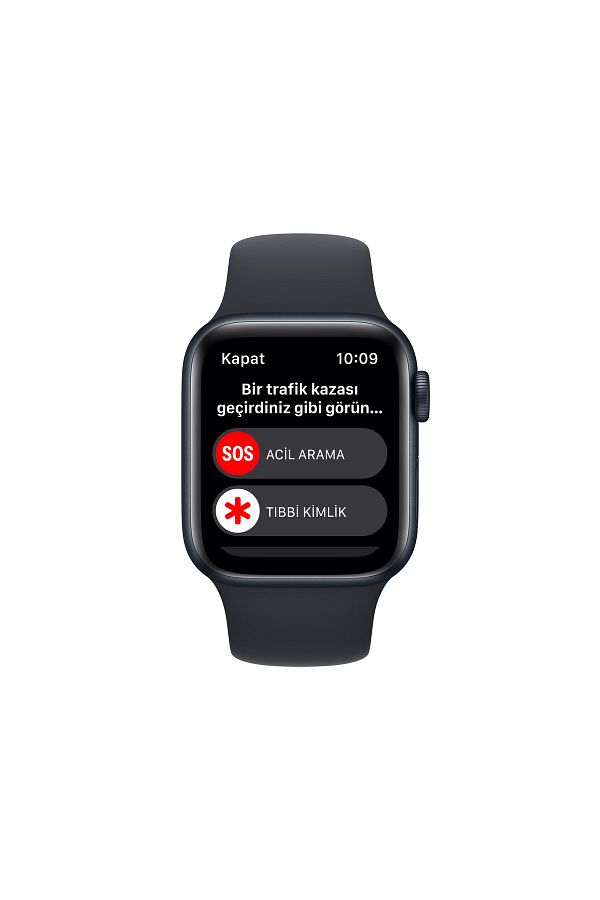 Apple Watch SE GPS + Cellular 40mm Gece Yarısı Alüminyum Kasa ve Gece Yarısı Sport Band - Regular - Görsel 6