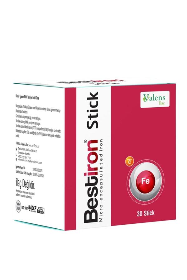 Bestiron Demir Takviye Edici Gıda 30 Stick Saşe