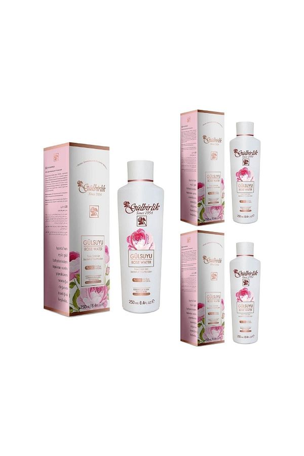 Rosense Doğal Gül Suyu 250 Ml 3 Adet