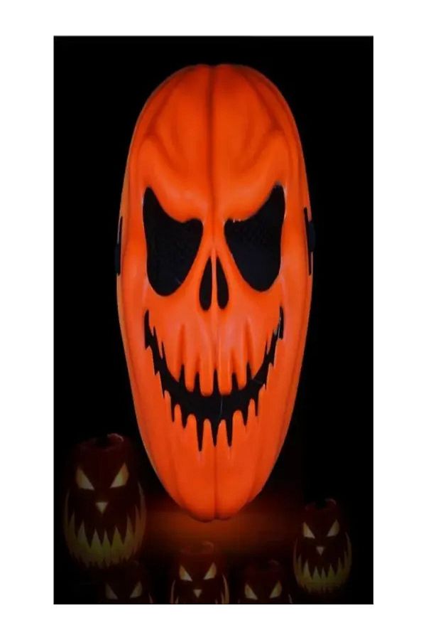 Halloween Cadılar Bayramı Turuncu Bal Kabağı Kuru Kafa