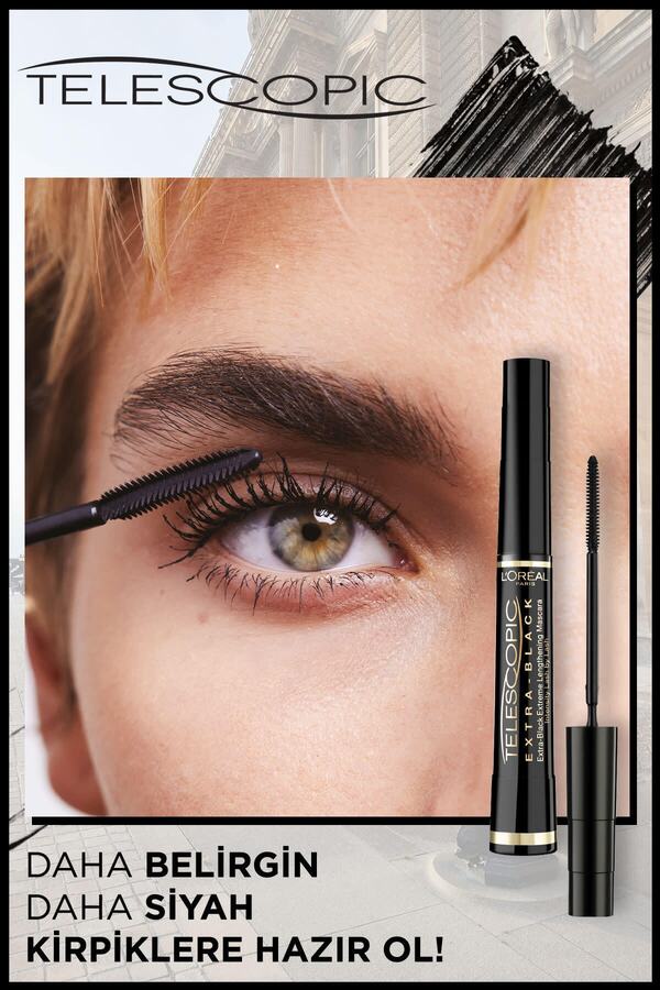 Telescopic Carbon Extra Black Maskara - Siyah_4