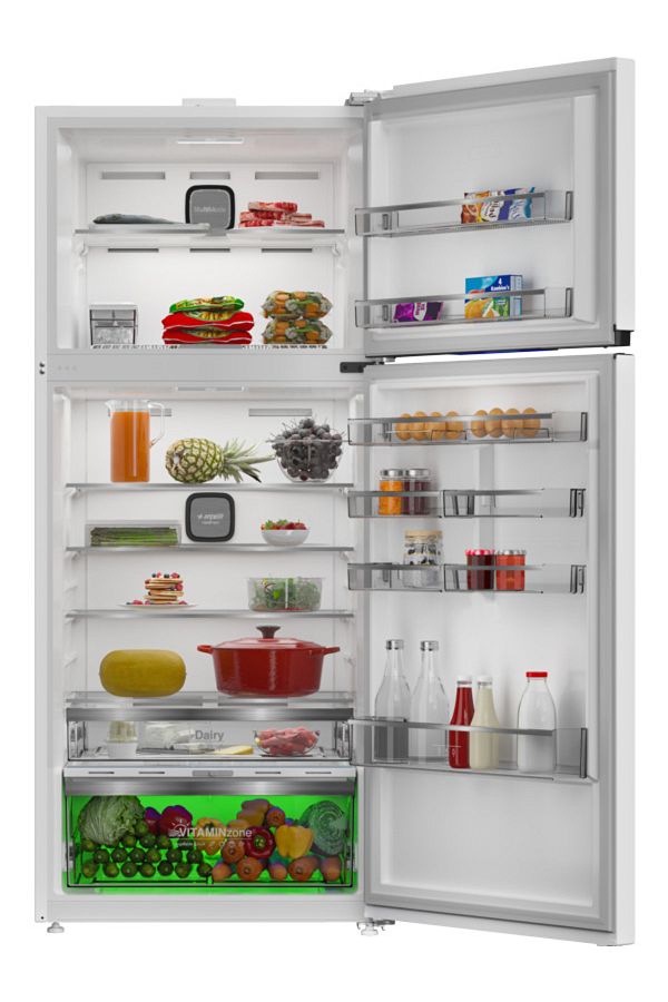 Arçelik No Frost Buzdolabı, 557 L, Vitaminzone Ve Fullfresh+ Teknolojisi, Beyaz Renk, 578557 Eb - Görsel 3