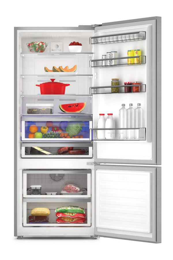 Arçelik Nofrost Buzdolabı, 532 L, Vitaminzone Ve Fullfresh+ Teknolojisi, Inox Renk, 274532 Eı - Görsel 2
