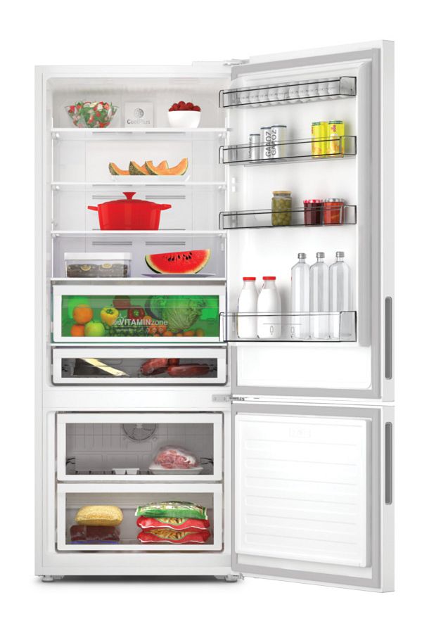 Arçelik No Frost Buzdolabı, 532 L, Vitaminzone Teknolojisi, Beyaz Renk, 274532 Mb 321547852888 - Görsel 3