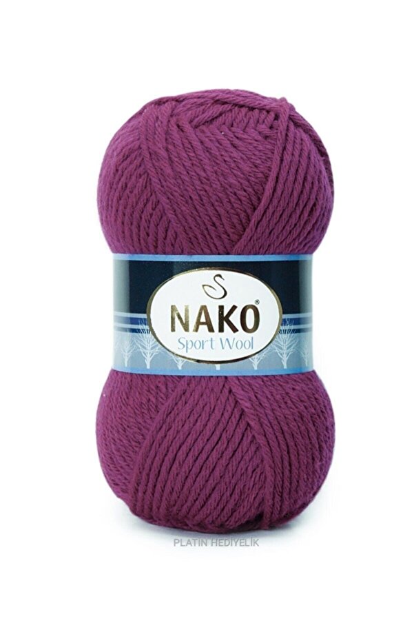 5 Adet Sport Wool 6964 Küpeli El Örgü Iplikleri Yelek Hırka Ipi Atkı Kazak Ipliği