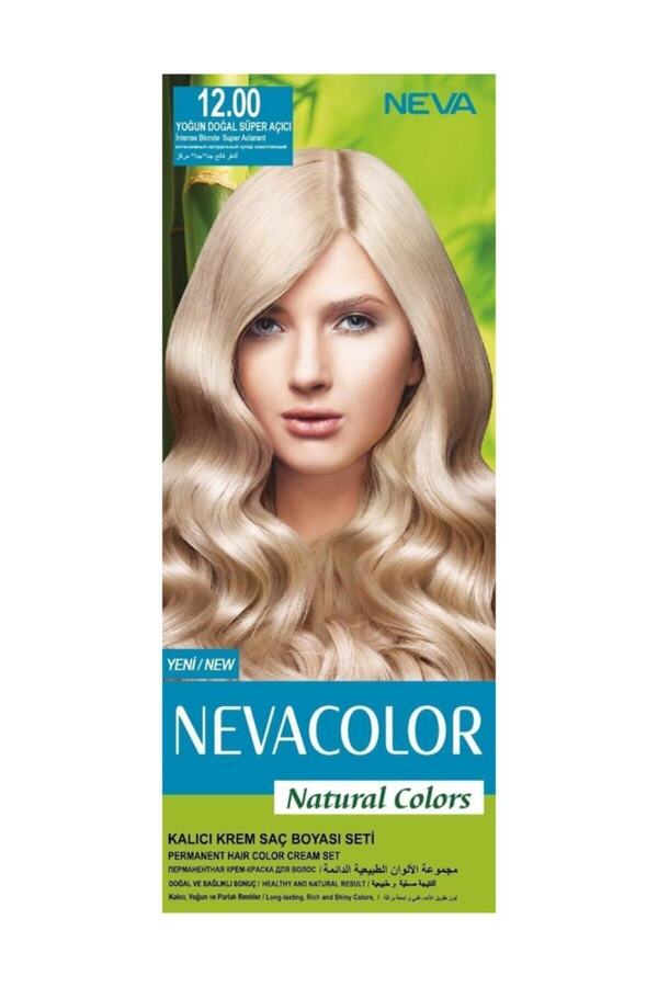 Natural Colors Kalıcı Saç Boya Seti 12.00 Yoğun Doğal Süper Açıcı