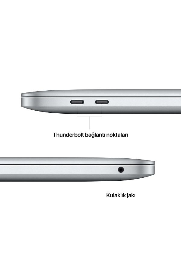 Apple Macbook Pro 13" M2 Çip 10c Gpu 8 Gb 512gb Ssd Gümüş - Görsel 3