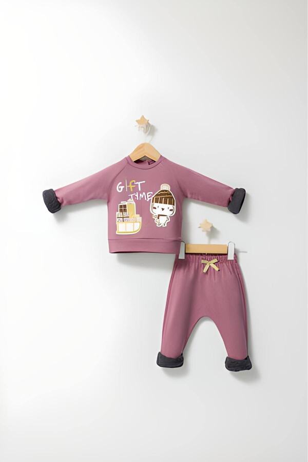 Kız Çoçuk 6-24 Ay Fun Penguin Alt Üst Takım