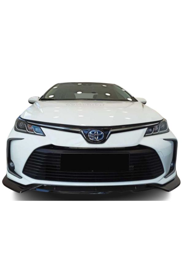Toyota Corolla (2019 - 2022) Ön Lip (plastik) Uyumlu