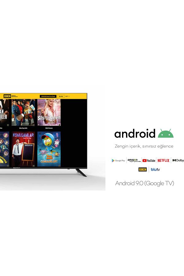 Sunny SN50LEDH6886 50" 127 Ekran 4K Ultra HD Android Google Smart LED TV - Görsel 4