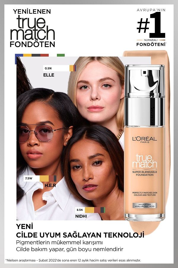 True Match Bakım Yapan Fondöten 2R ROSE VANILLA_1