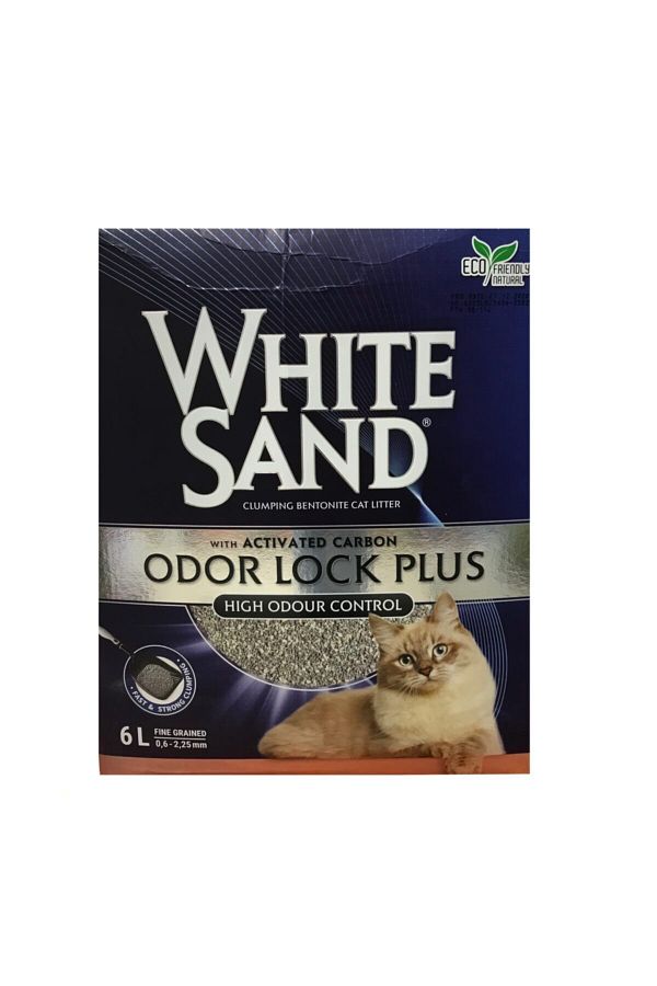 White Sand 6 Lt Odour Look Plus Cat Litter 6 Lt - Ever Clean Muadili