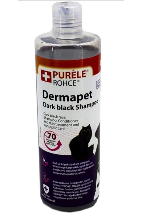 Dermapet Siyah Irk Kedi Ve Köpek Için Dermatolojik Etkili Kremli Şampuan Darkblack Dermapet