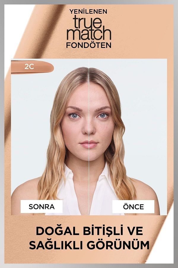 True Match Bakım Yapan Fondöten 2R ROSE VANILLA_5