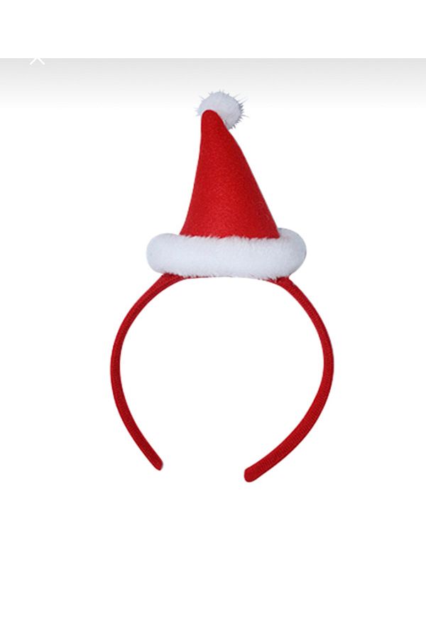 Noel Yılbaşı Taç Şapkalı Yeniyıl Süsü Noel Tacı