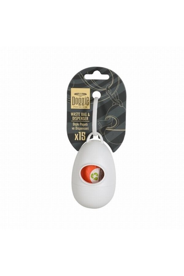 Köpek Dışkı Poşet Taşıma Aparatı 5*7 Cm Beyaz