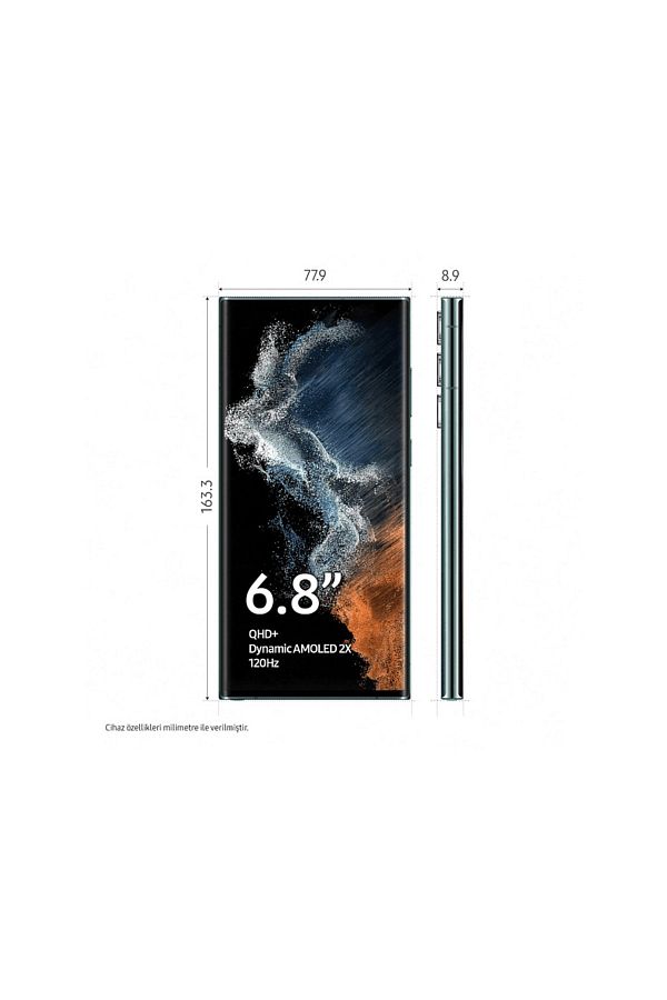 Samsung Galaxy S22 Ultra 256 GB 12 GB RAM 5G Yeşil Cep Telefonu (Samsung Türkiye Garantili) - Görsel 4