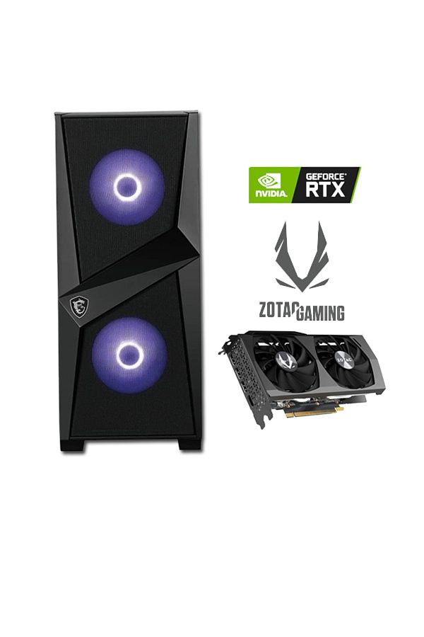 MSI Intel Core I5 12400f 16gb Ddr4 500gb 3300-3100 Mb s M2 Ssd Zotac Rtx3060 Gamıng Masaüstü Pc - Görsel 2