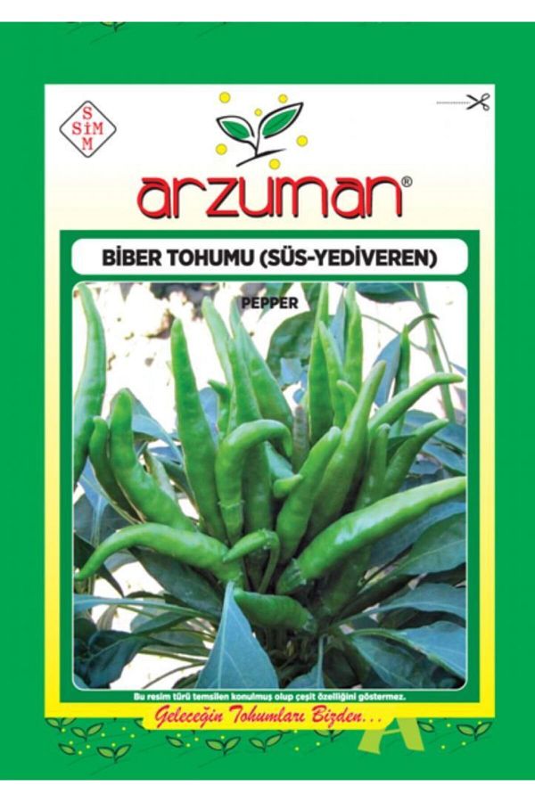 Arzuman Yukarı Bakan Cin Biber Tohumu Biberiye Tohumu 5 Gr