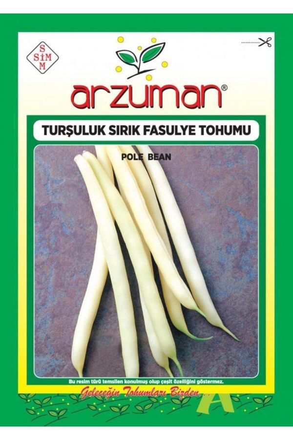 Arzuman Sırık Fasulye Tohumu Hanımteni Turşuluk 50 Gr