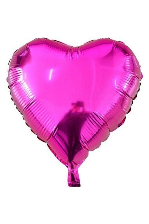 45 Cm Pembe Fuşya Kalp Balon 1 Adet