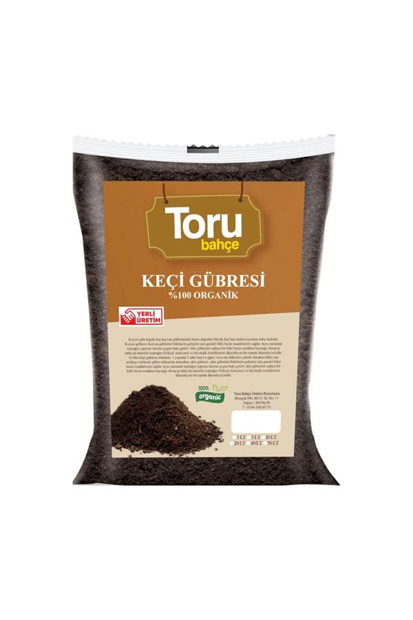 Toru Bahçe Çiçek ve Bitki Keçi Gübresi 40 lt