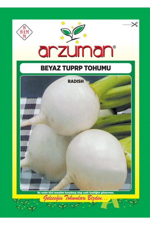 Arzuman Beyaz Turp Tohumu 10 Gr