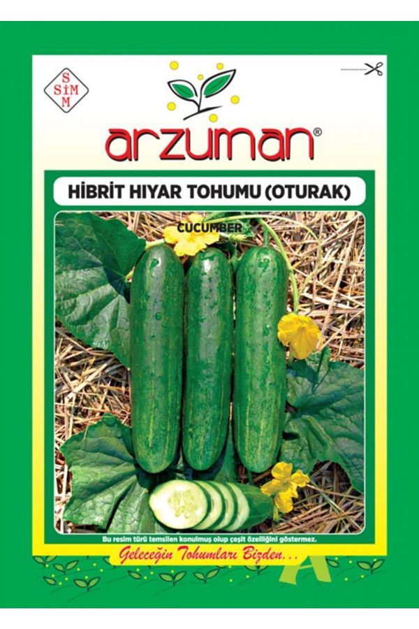 Arzuman Anadolu F1 Oturak Salatalık Hıyar Tohumu 10 Tohum