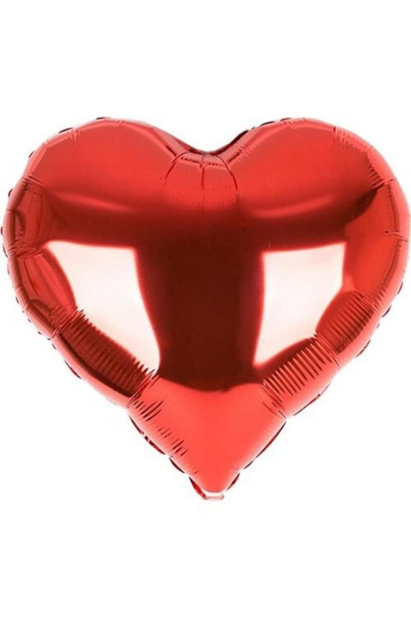Baskısız Kalp Folyo Balonu 45 Cm