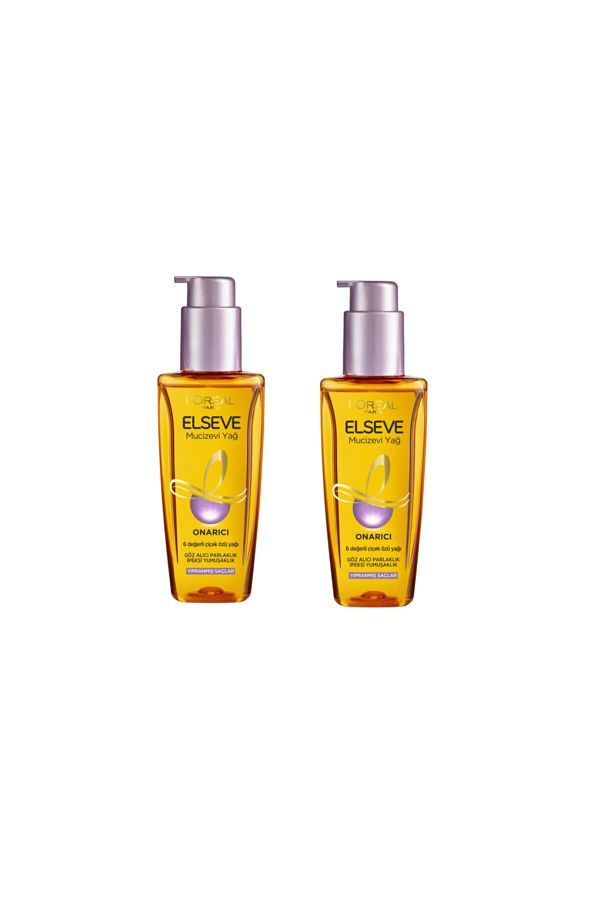 Yıpranmış Saçlar Için Mucizevi Saç Bakım Yağı 100 ml + 100 ml 2 Adet 22935407