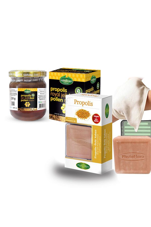 Propolis Arı Sütü Bal Polen Ve Propolis Özlü Sabun