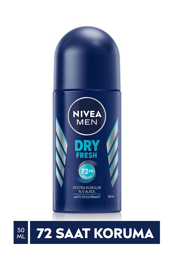 Men Erkek Roll On Deodorant Dry Fresh 72 Saat Anti-perspirant Koruma,50ml