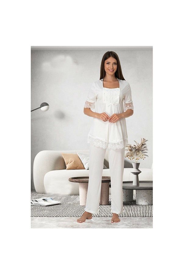 Effortt Emzirme Özellikli Lohusa Pijama Takımı