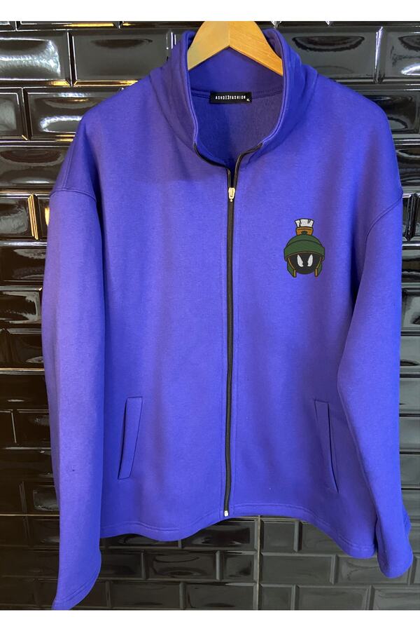 Marvin The Martian Nakışlı Polar - Ceket