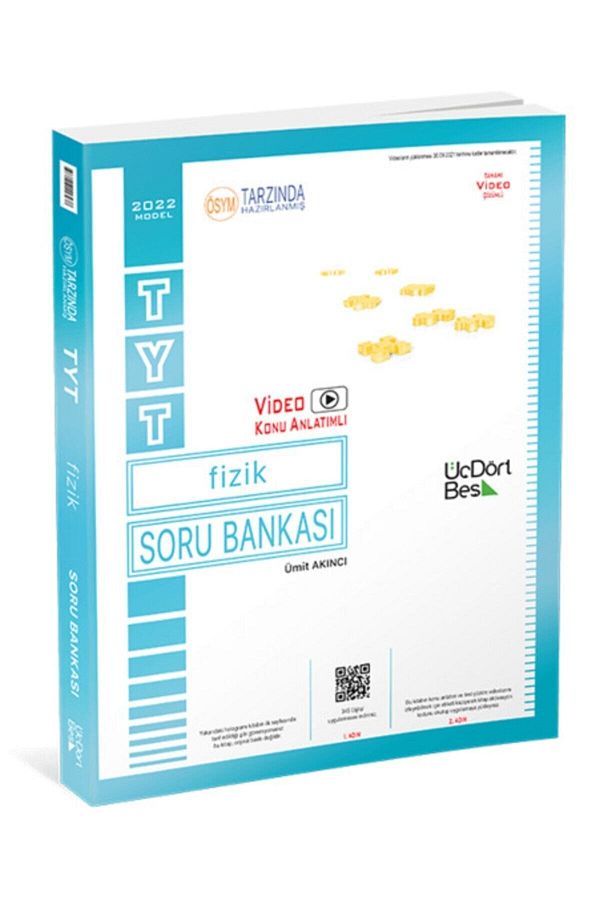 Üçdörtbeş 2021 Tyt Fizik Soru Bankası