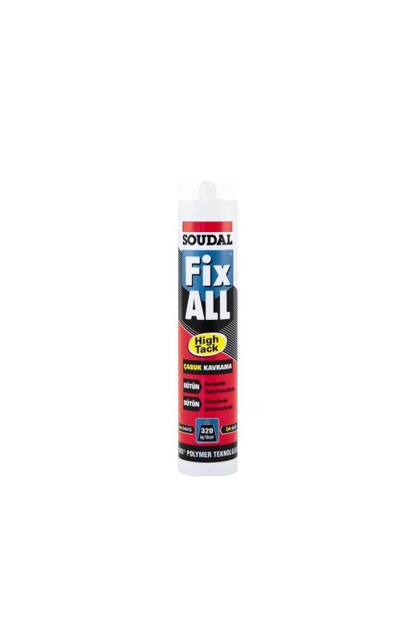 Fix All High Tack Şeffaf 290 Ml Kartuş 12 Adet Yüksek Yapışma Agmair Havalandırma